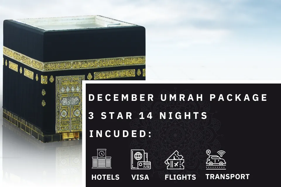 14 Nights 3 Star December Umrah Package