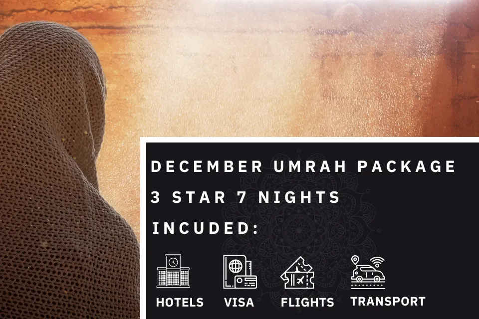 7 Nights 3 Star December Umrah Package 