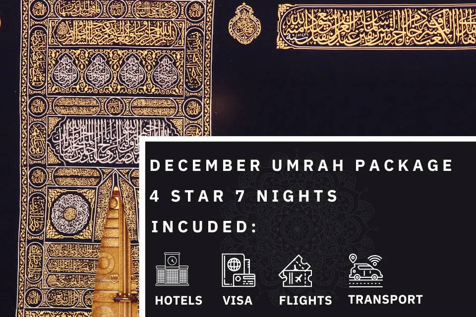 7 Nights 4 Star December Umrah Package 